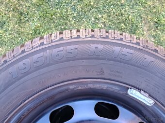 Sada kolies Škoda Octavia 1, plechové disky +pneu 195/65 R15 - 3