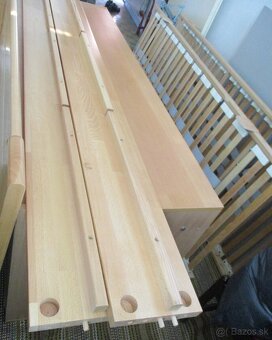 manželskú - dvojlôžkovú posteľ z masívu - 3