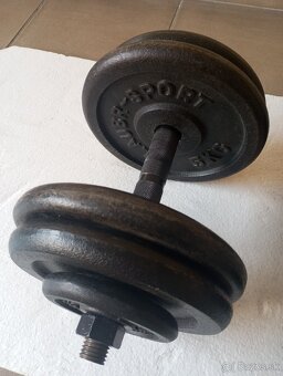 Liatinové nakladacie jednorúčky LAUBR-SPORT 2 x 24 kg - 3