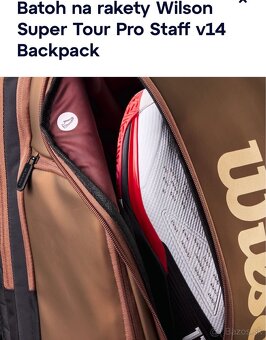 Batoh na rakety Wilson SUPER TOUR PRO STAFF w14 backpack - 3