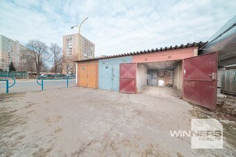 Tehlová garáž 19m2 • pozemok OV • Juh • Jantárová ulica - 3