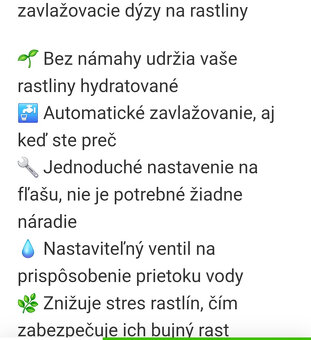 Predam zavlazovacie dyzy na rastliny - 3