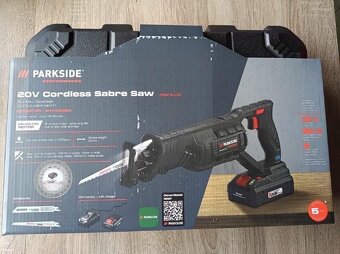PARKSIDE PERFORMANCE® Aku chvostová píla 20 V PSSAP 20 Li D5 - 3