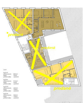 Nitra centrum " pri parku" 2 , 3 - izbové byty v novostavb - 3