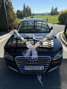 Svadobné auto AUDI A8 LONG 6,3 W12 - 3