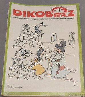 PREDÁM DIKOBRAZ KOMPLETNÝ ročník 1980 - 3