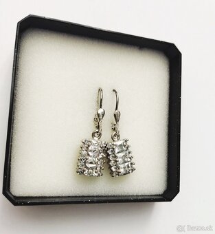 strieborné náušnice (Ag 925) - 3