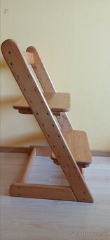 Rastuca drevena stolicka - 3
