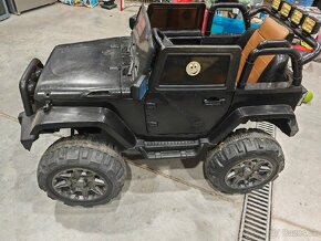 Elektrické autíčko Jeep Raptor 4x4 čierne - 3