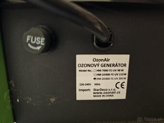 OzonAIR s UV lampou HM-20000-TC-UV - 3