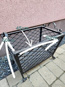 Kovový kôš na drevo - 3
