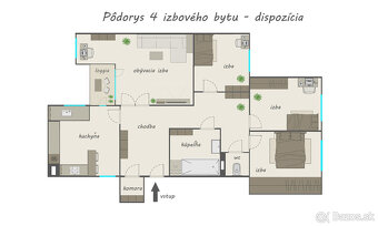 ATYPICKÝ TEHLOVÝ BYTOVÝ DOM / FONČORDA / 4i byt BB / 95 m2 / - 3