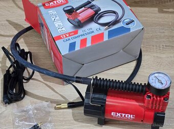 Extol Premium CC 120 minikompres, do auta 12V 6,9bar - 3