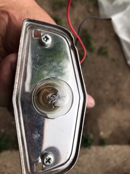 Matchless G 9 a iné zadné svetlo a ružica tlmiča riadenia - 3