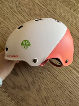 Cyklistická prilba Teen 520 XS ružová - 3