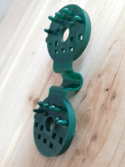 Tieniaca sieť na plot zelená 1,5m x 50m 95%, 230g/m2 - 3