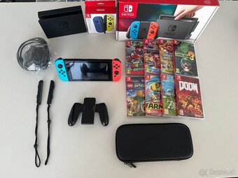 PREDÁM Nintendo Switch OLED - komplet príslušenstvo TOP STAV - 3