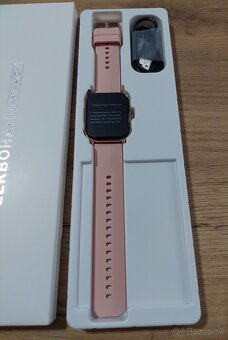 Chytré hodinky P72 – 1,85" - volanie, IP68, ružové - 3