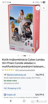 Cybex landau corollle kocik pre dievcatka - 3