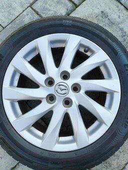 orig. MAZDA r17 5x114,3 dot21 6-7mm letné 215/55 - 3