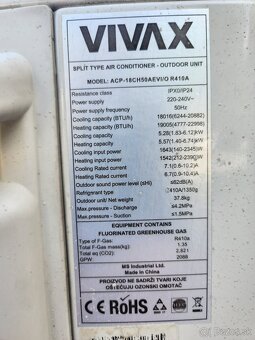 Predám vonkajšiu jednotku klimatizácie Vivax - 3