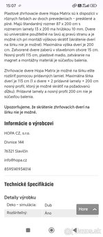 Predam zhrnovacie dvere OBI - 3