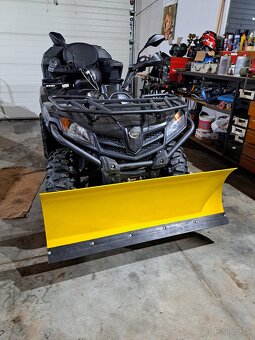 Snežný pluh na štvorkolku/malotraktor - 3