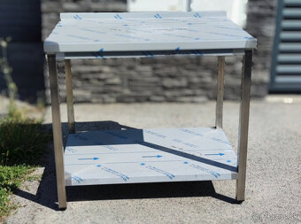 Pracovné stoly, nerezové, kuchynské, gastro, antikorové - 3