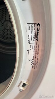 Preda sušička bielizne Candy GCC 770• kapacita 7 kg • energe - 3