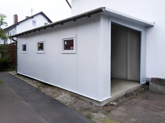 Zateplená garáž zo sendvičového panelu 4x7m. - 3