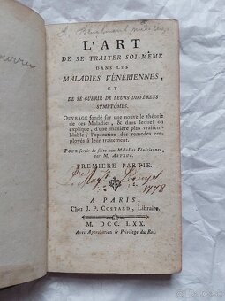 Medicínska knižka z r. 1770 - 3