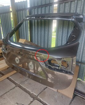 Predám zadné dvere Nissan Qashqai s poškodením - 3