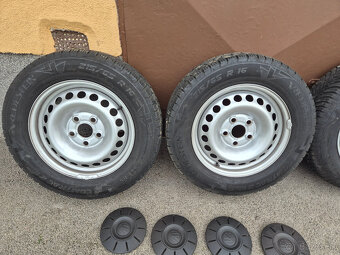 VW Transporter T5- T6. Disky + Pneumatiky celoročne.R16 - 3