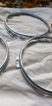 Chrómové rámčeky svetiel Škoda 100/110/110R - 3