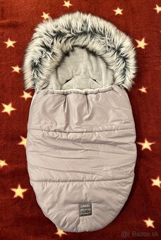 Fusak s kožušinou, Floo for baby, sivý - 3