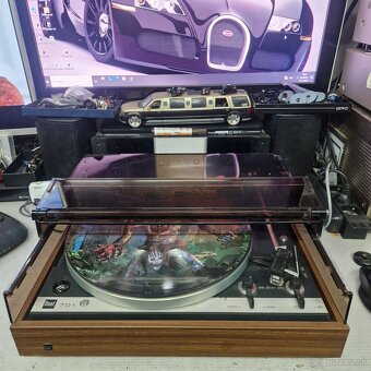 DUAL CS-701...Direct Drive , Stroboscope , prenoska Shure M7 - 3