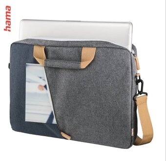 Predám tašku na notebook Hama 13,3" (34 cm), šedá/modrá - 3