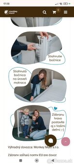 Zábrana na posteľ Monkey mom - 3