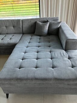 Predám zánovnú sedaciu súpravu v tvare L - 3