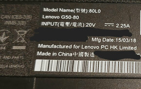 Lenovo IdeaPad G50-80 - 3