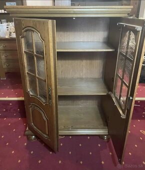 komoda, masiv, sklo, bazar, v 145 cm, s 104 cm, h 50,5 cm - 3