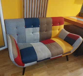 Patchwork sedacia súprava dvojmiestna - 3