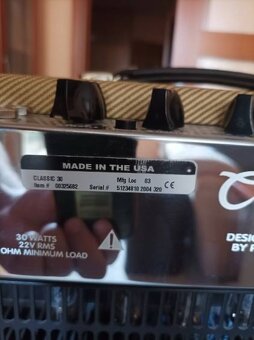 Gitarové kombo Peavey Classic 30 Made in USA - 3