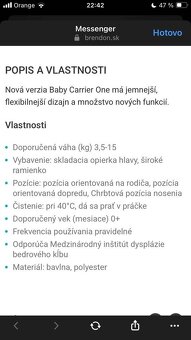 BabyBjörn klokanka - 3