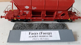 Vláčiky - vyberateľné makety nákladov Faccpp H0 - 3