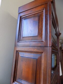 Knižnica Werner style oak globe - 3