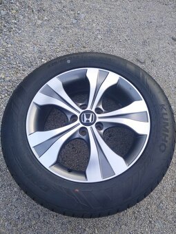 18" sada alu HONDA CRV + letné pneu 225/60 R 18. - 3
