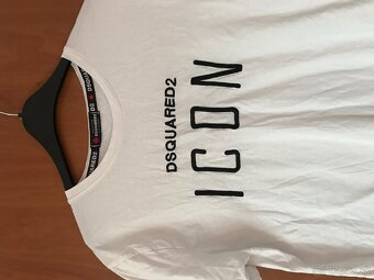 DSQUARED2 white pánske tricko L - 3