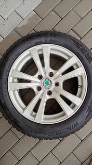 Predám elektróny so zimnými pneu 205x55r16 5x112 r 16 - 3