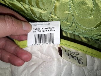 Prehoz na posteľ + návliečky na vankúšiky - 3